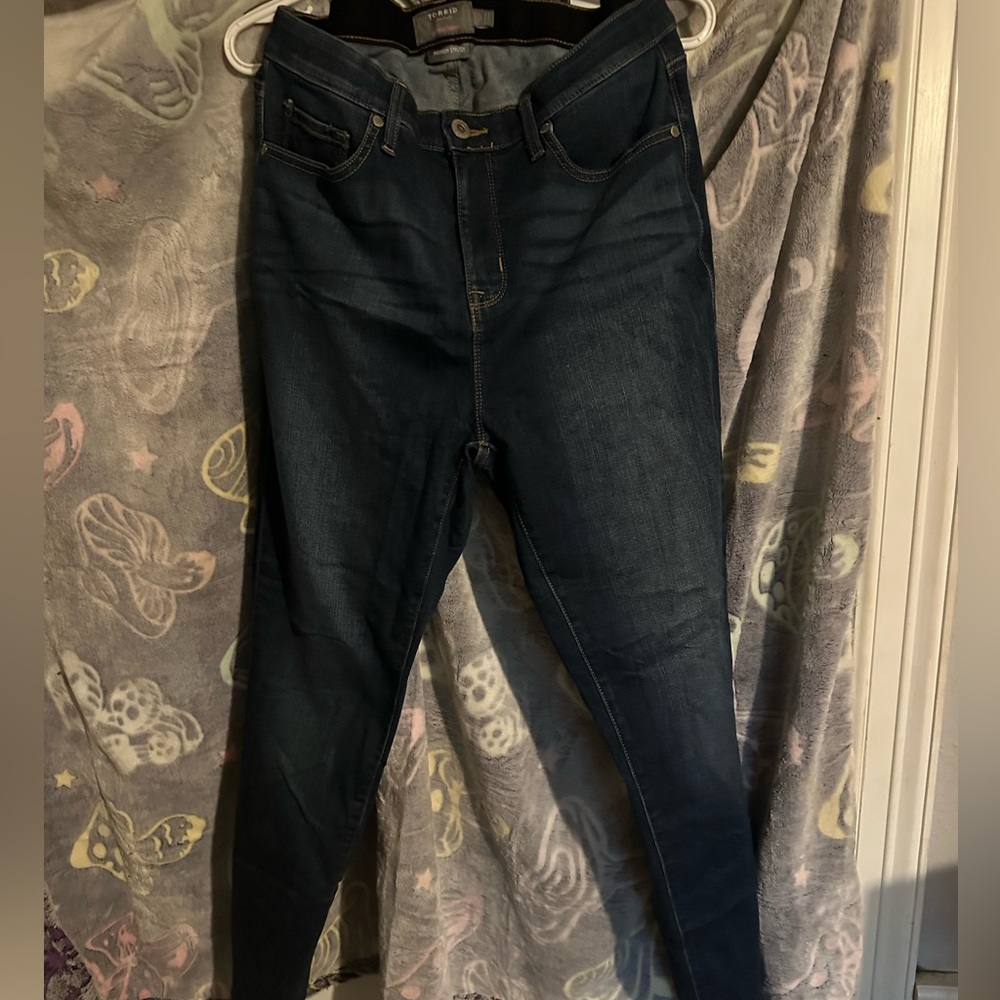 Torrid Sky High Skinny Women's Dark Blue Jeans